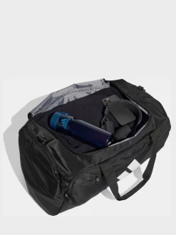 adidas Black Training Defender Medium Duffle Bag