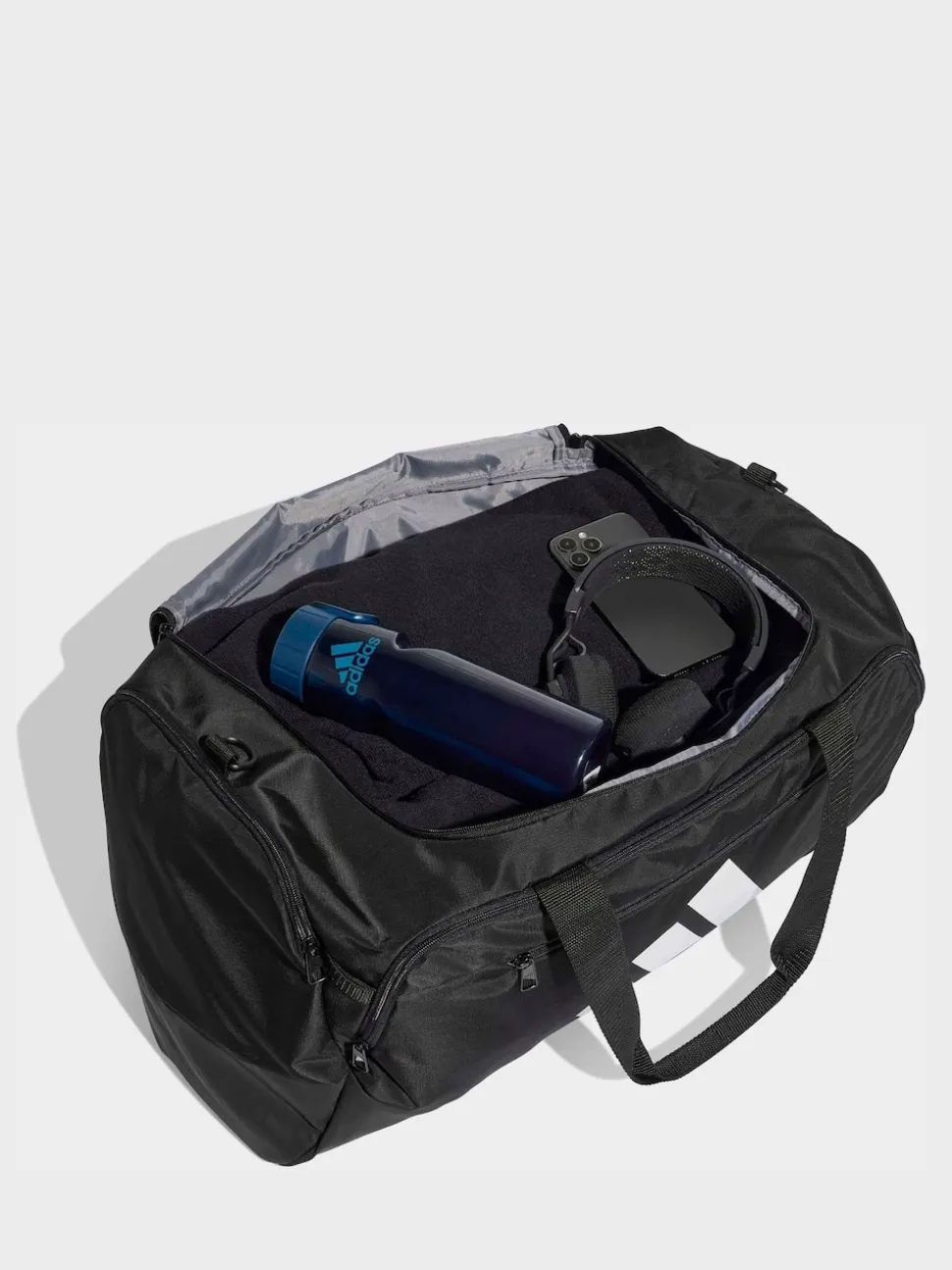 adidas Black Training Defender Medium Duffle Bag