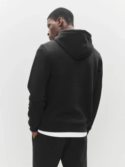 adidas Black Trefoil Essentials Hoodie