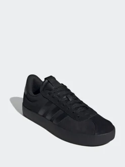 adidas Black VL Court Trainers