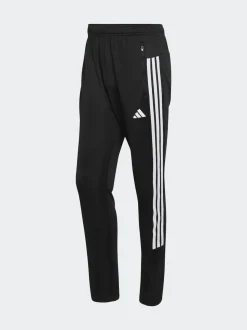 adidas Black Workout Essentials All-Set 3-Stripes Knit Joggers