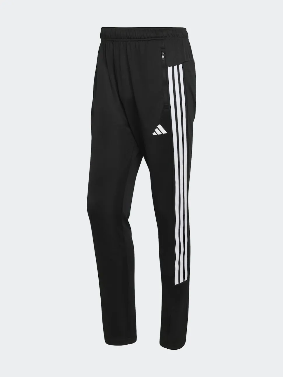 adidas Black Workout Essentials All-Set 3-Stripes Knit Joggers