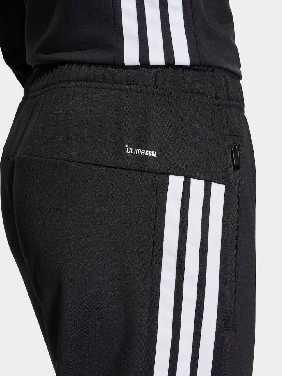 adidas Black Workout Essentials All-Set 3-Stripes Knit Joggers