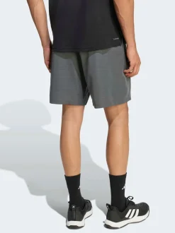 adidas Black Workout Essentials Base Melange Woven Shorts