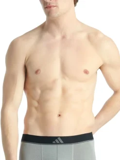 adidas Black/Grey Active Mirco Flex Co Trunks 3 pack