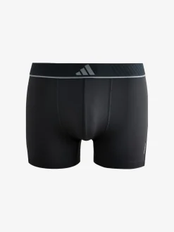 adidas Black/Grey Active Mirco Flex Co Trunks 3 pack
