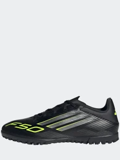 adidas Black/Grey Adult F50 Club Turf Boots