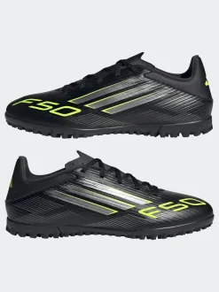 adidas Black/Grey Adult F50 Club Turf Boots