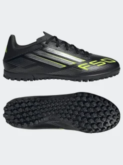 adidas Black/Grey Adult F50 Club Turf Boots