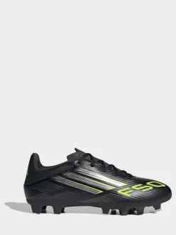 adidas Black/Grey Adult F50 Club Firm/Multi Ground Boots