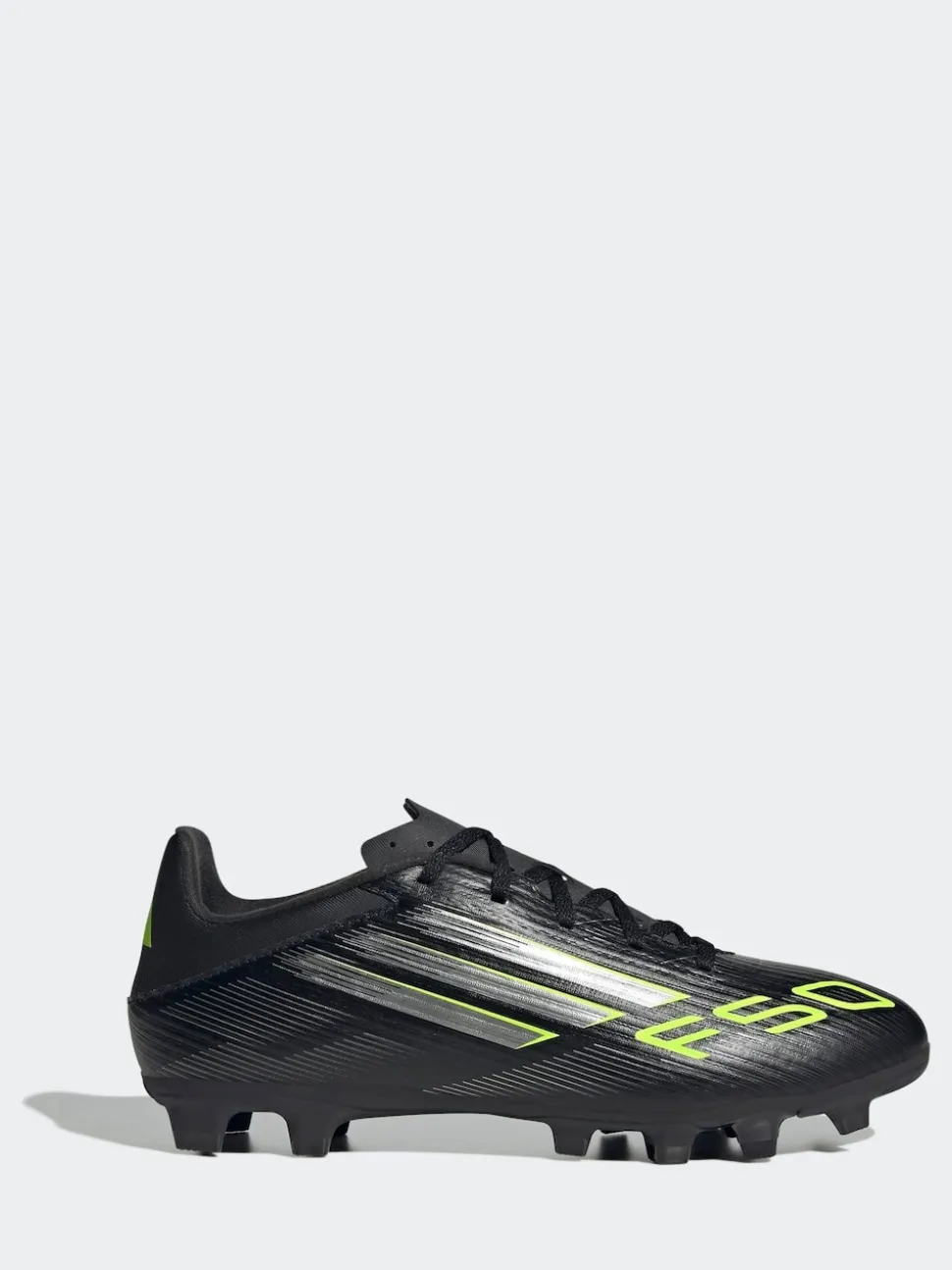 adidas Black/Grey Adult F50 Club Firm/Multi Ground Boots