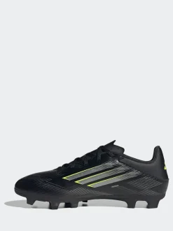 adidas Black/Grey Adult F50 Club Firm/Multi Ground Boots