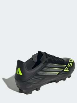 adidas Black/Grey Adult F50 Club Firm/Multi Ground Boots