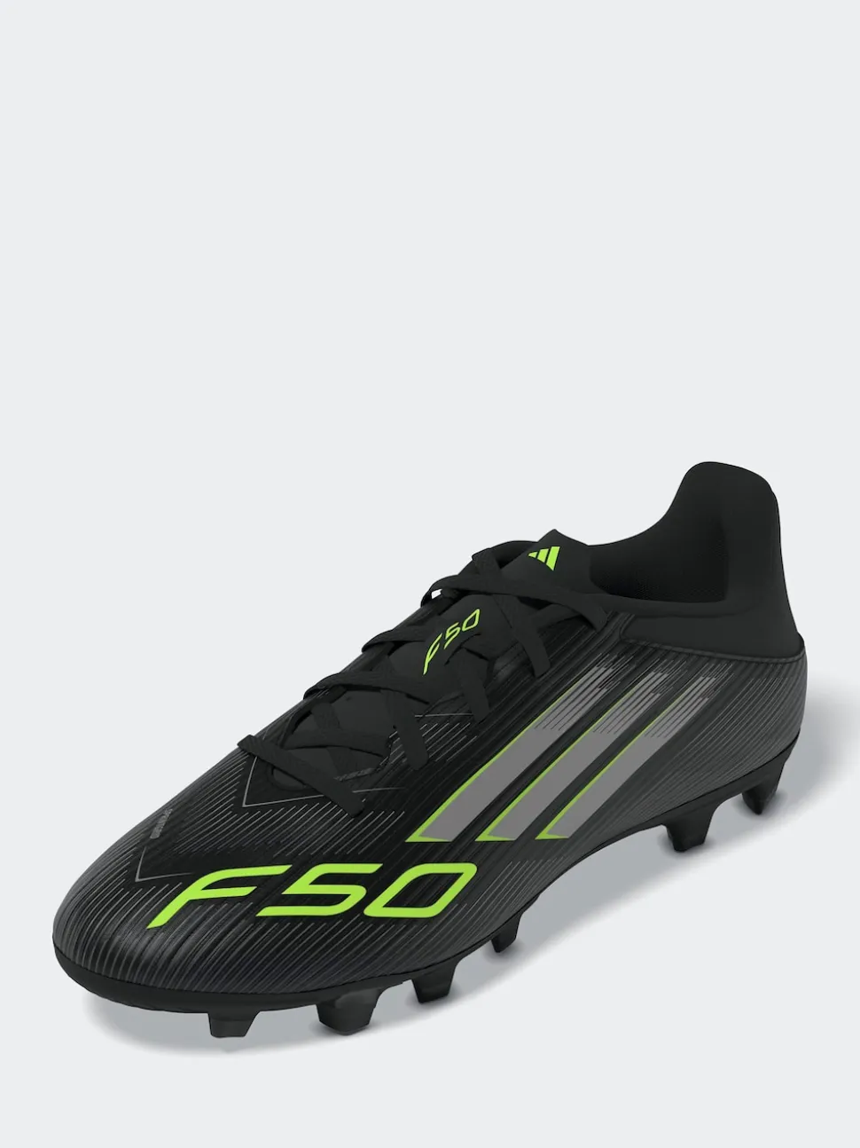 adidas Black/Grey Adult F50 Club Firm/Multi Ground Boots