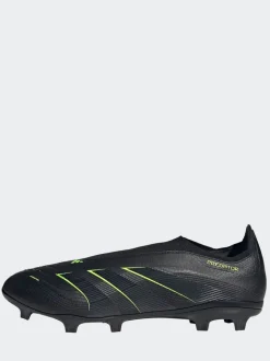adidas Black/Grey Adult Predator League Laceless Firm/Multi Ground Boots