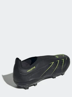 adidas Black/Grey Adult Predator League Laceless Firm/Multi Ground Boots