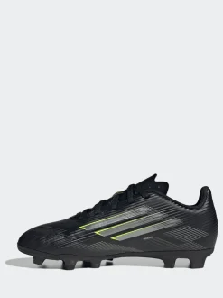 adidas Black/Grey Kids F50 Club Firm/Multi-Ground Boots