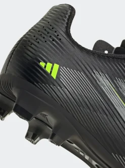 adidas Black/Grey Kids F50 Club Firm/Multi-Ground Boots