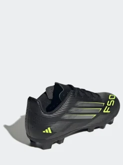 adidas Black/Grey Kids F50 Club Firm/Multi-Ground Boots