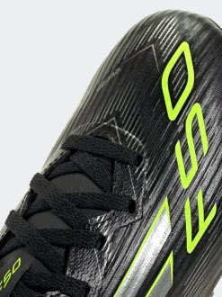 adidas Black/Grey Kids F50 League Firm/Multi Ground Boots