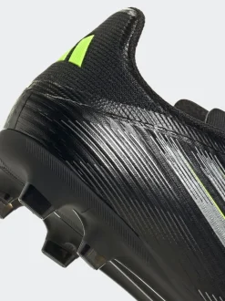 adidas Black/Grey Kids F50 League Firm/Multi Ground Boots