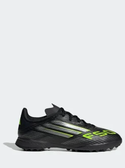 adidas Black/Grey Kids F50 League Turf Boots