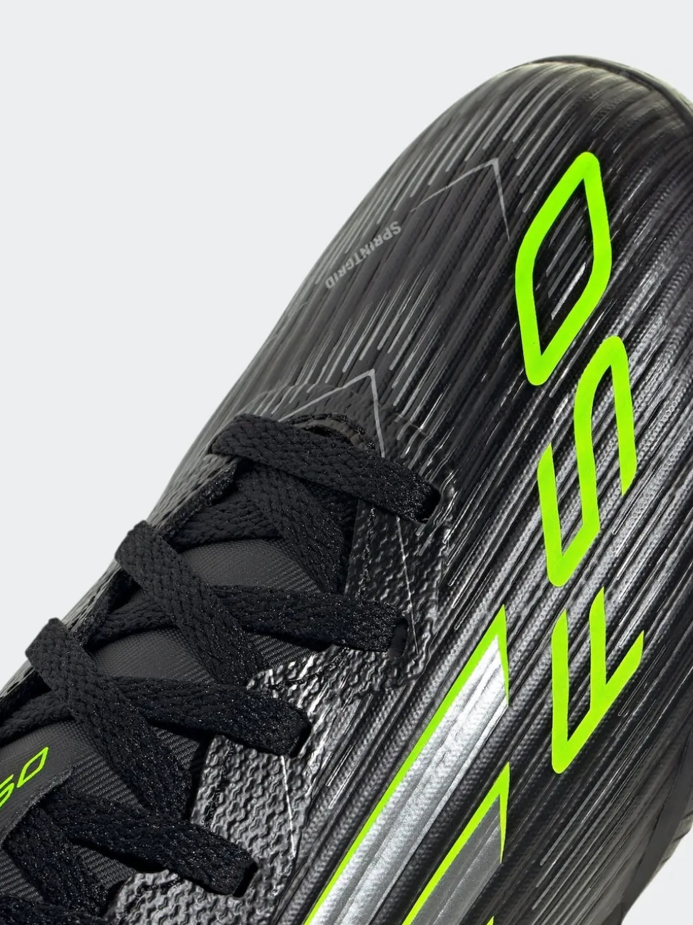 adidas Black/Grey Kids F50 League Turf Boots