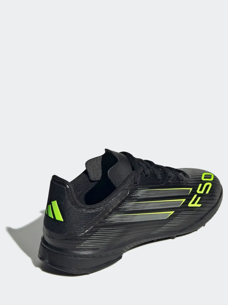 adidas Black/Grey Kids F50 League Turf Boots
