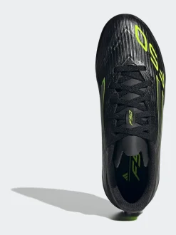 adidas Black/Grey Kids F50 League Turf Boots