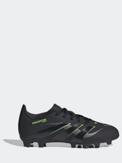 adidas Black/Grey Kids Predator Club Firm/Multi Ground Boots