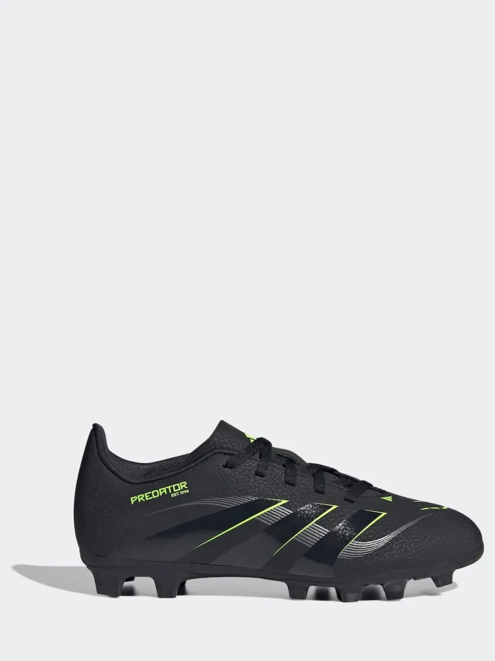 adidas Black/Grey Kids Predator Club Firm/Multi Ground Boots