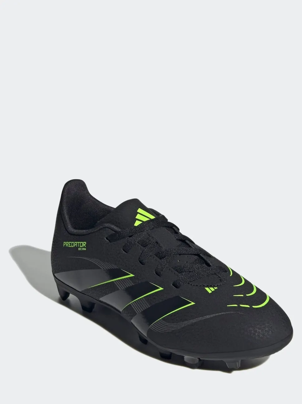 adidas Black/Grey Kids Predator Club Firm/Multi Ground Boots