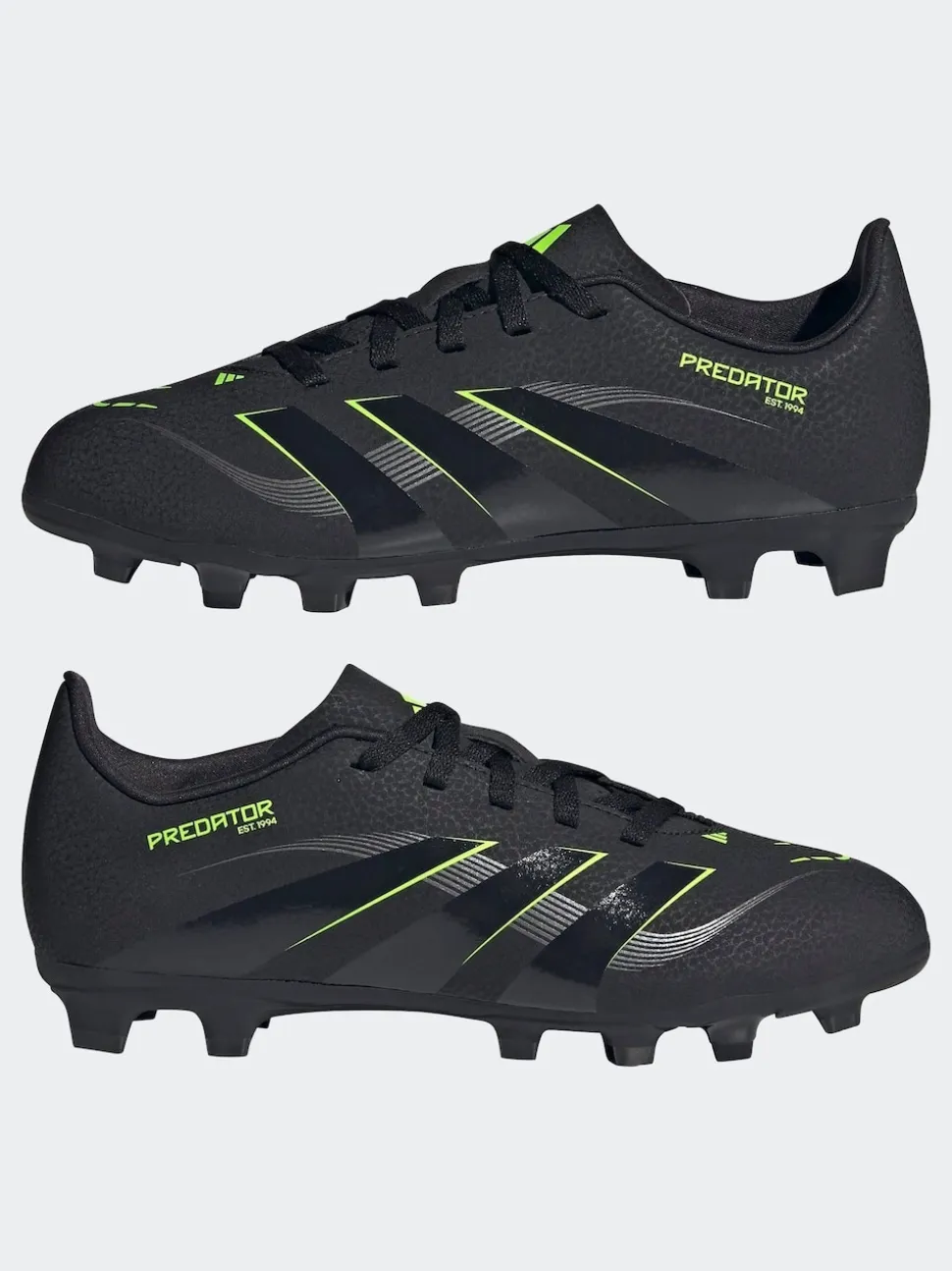 adidas Black/Grey Kids Predator Club Firm/Multi Ground Boots