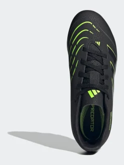 adidas Black/Grey Kids Predator Club Firm/Multi Ground Boots
