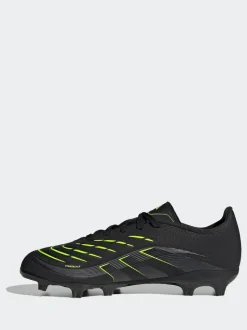 adidas Black/Grey Kids Predator League Firm/Multi Ground Boots
