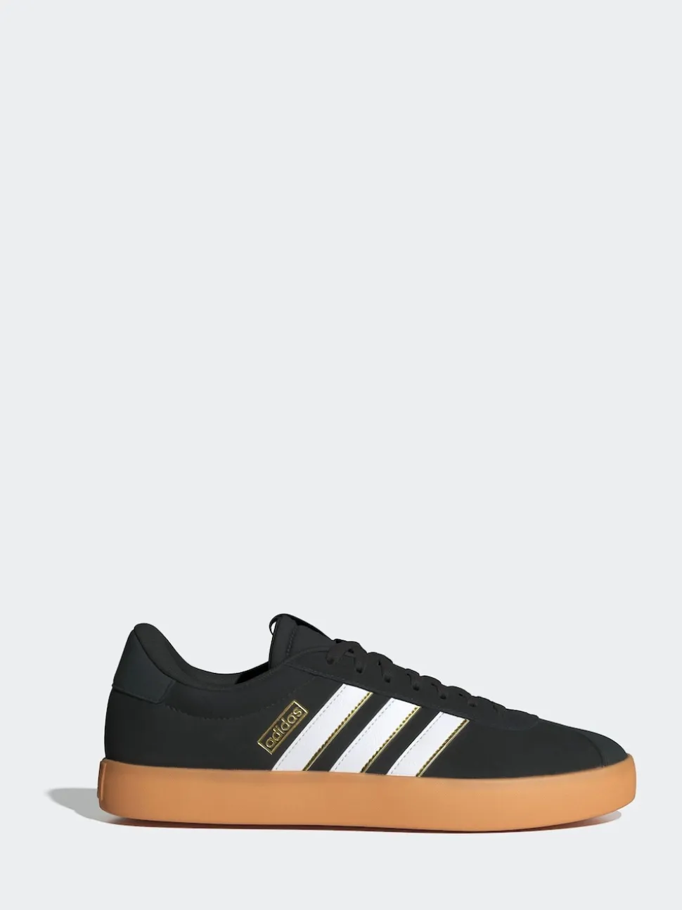 adidas Black/Gum VL Court Trainers