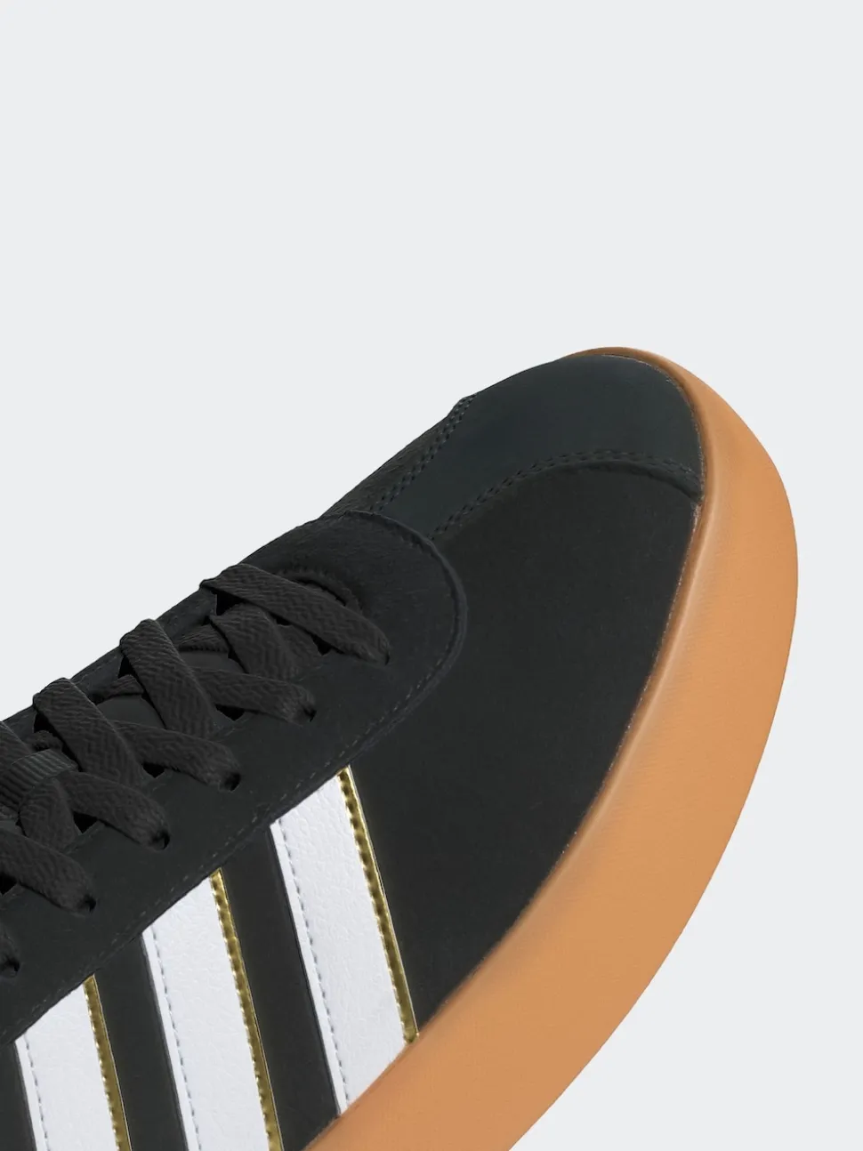 adidas Black/Gum VL Court Trainers