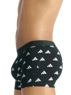 adidas Black/Navy Active Flex Cotton Trunks 3 pack