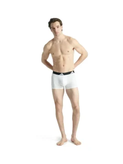 adidas Black/White Active Flex Cotton Trunks 3 pack