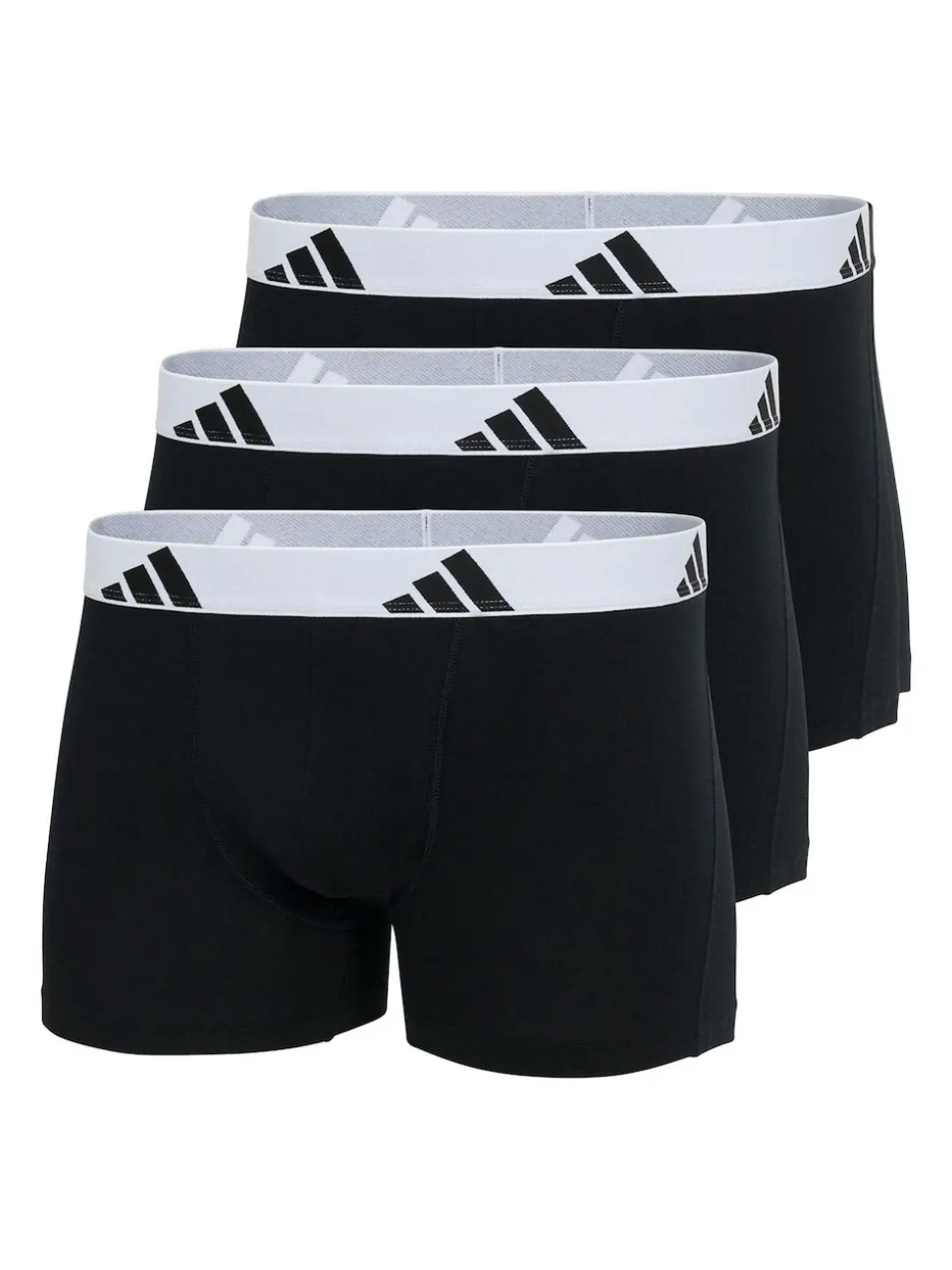 adidas Black/White Active Flex Cotton Trunks