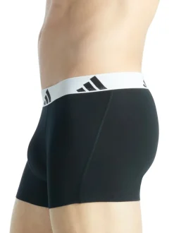 adidas Black/White Active Flex Cotton Trunks
