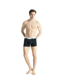adidas Black/White Active Flex Cotton Trunks