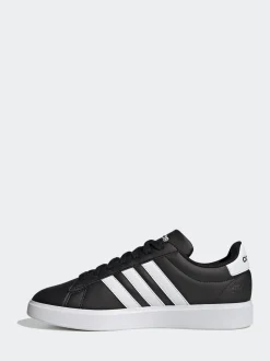 adidas Black/White Grand Court 2.0 Trainers