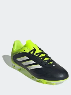 adidas Black/White Kids Copa Pure 3 Club Firm/Multi Ground Boots