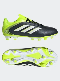 adidas Black/White Kids Copa Pure 3 Club Firm/Multi Ground Boots