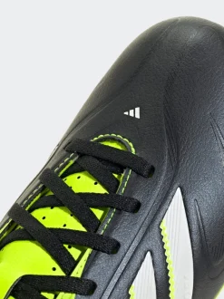 adidas Black/White Kids Copa Pure 3 Club Firm/Multi Ground Boots