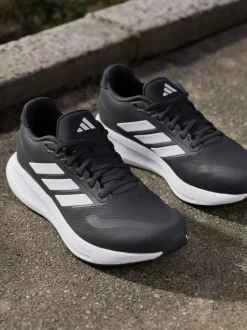 adidas Black/White Runfalcon 5 Running Trainers