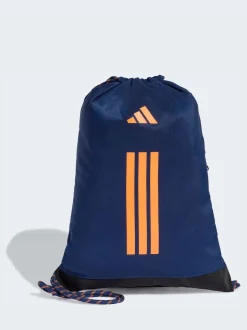 adidas Blue 3 Stripe Gymsack
