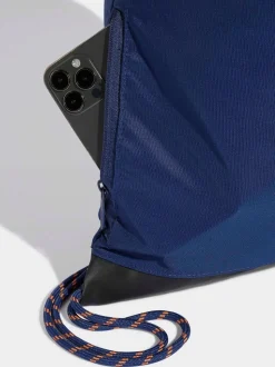 adidas Blue 3 Stripe Gymsack