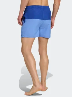 adidas Blue Colorblock 5 Inch Swim Shorts